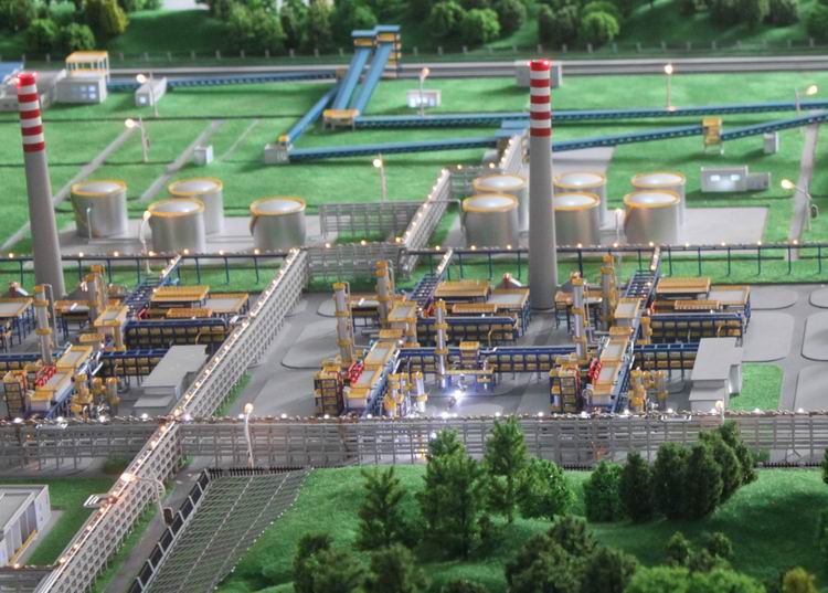 青神县石化区模型